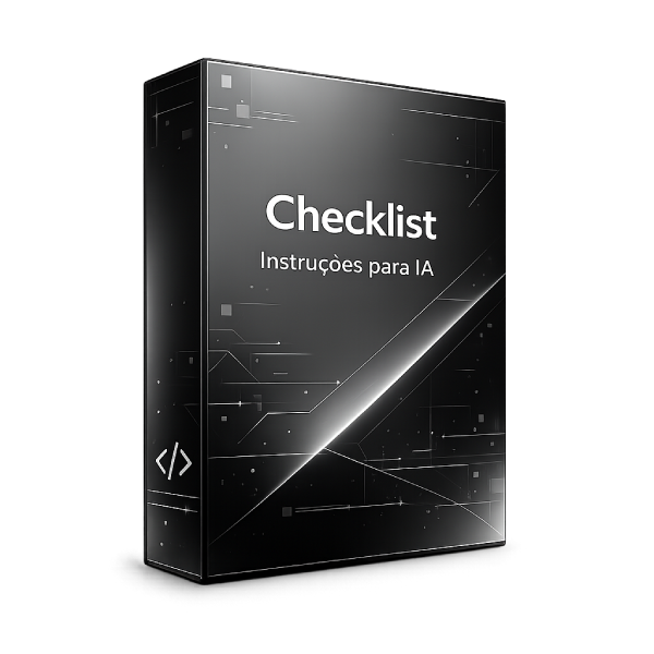 Mockup do Checklist IAs